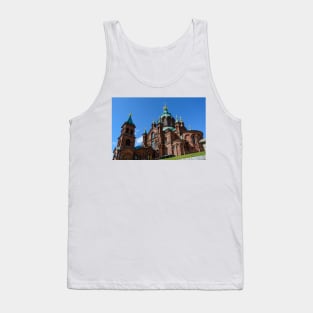 Red brick Uspenski Cathedral Tank Top